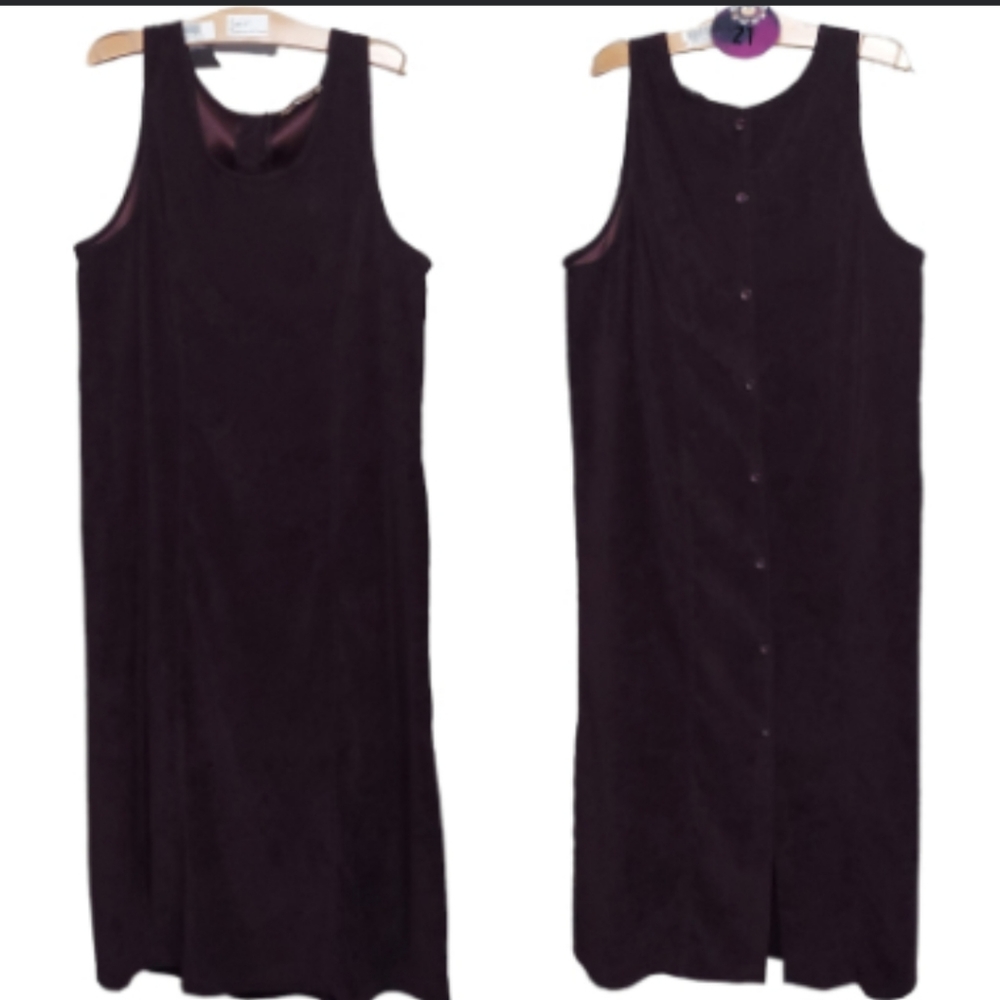 Jenna Lane Brown Button Down Dress